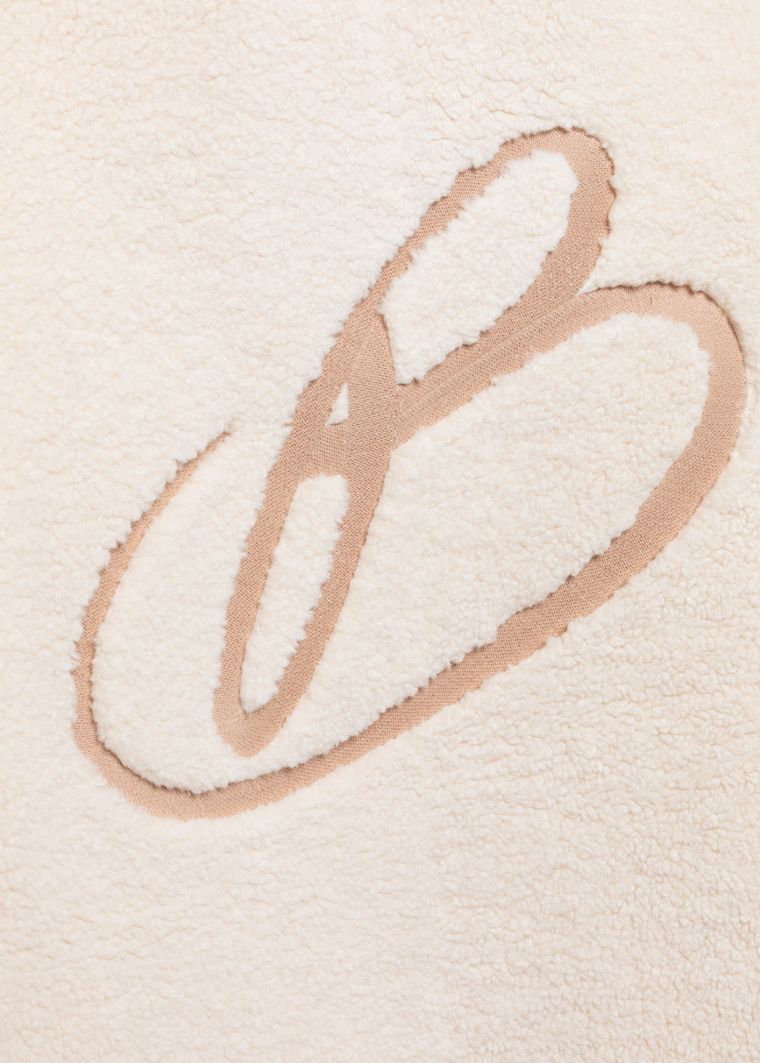 BLUGIRL: GIACCONE EFFETTO MONTONE CON LOGO