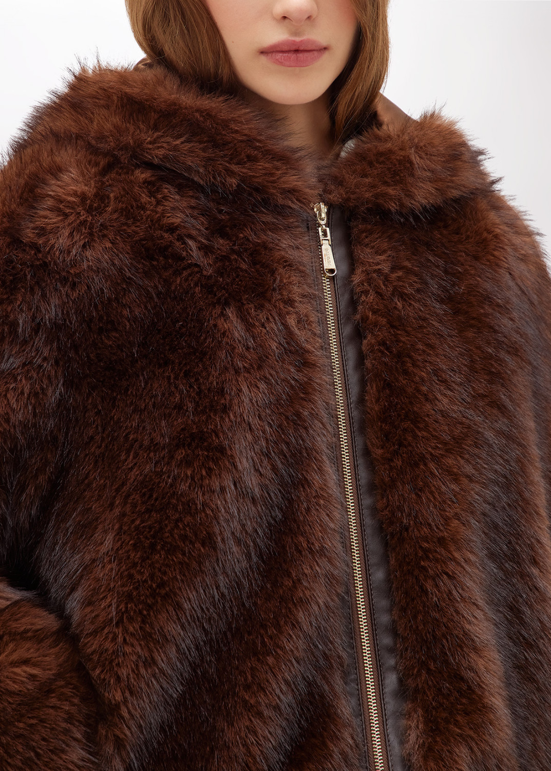 BLUGIRL: GIACCONE IN FAUX FUR