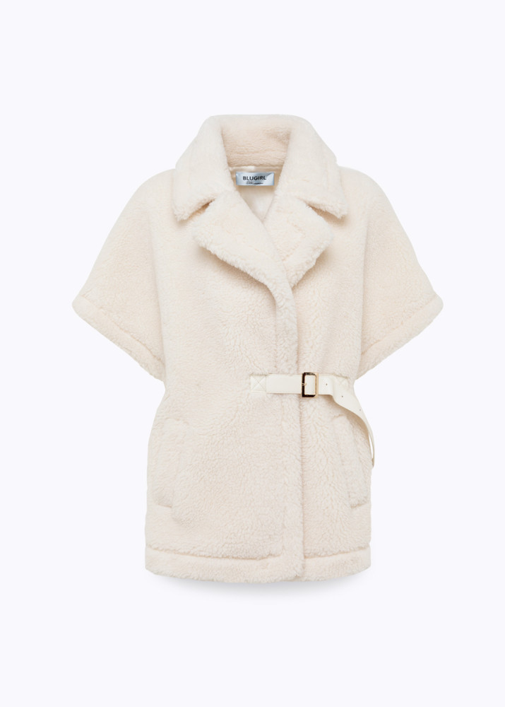 FAUX FUR KIMONO GILET