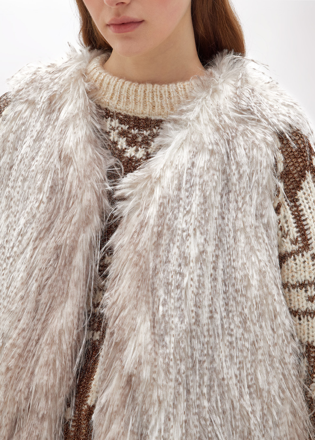 BLUGIRL: FAUX FUR VEST