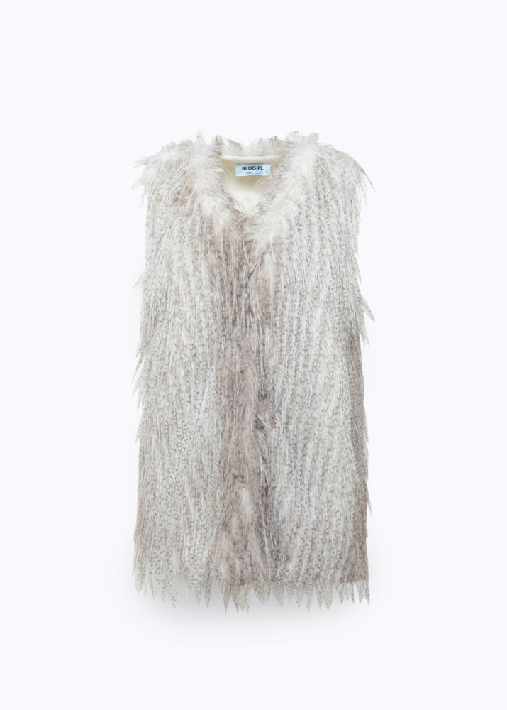 FAUX FUR VEST