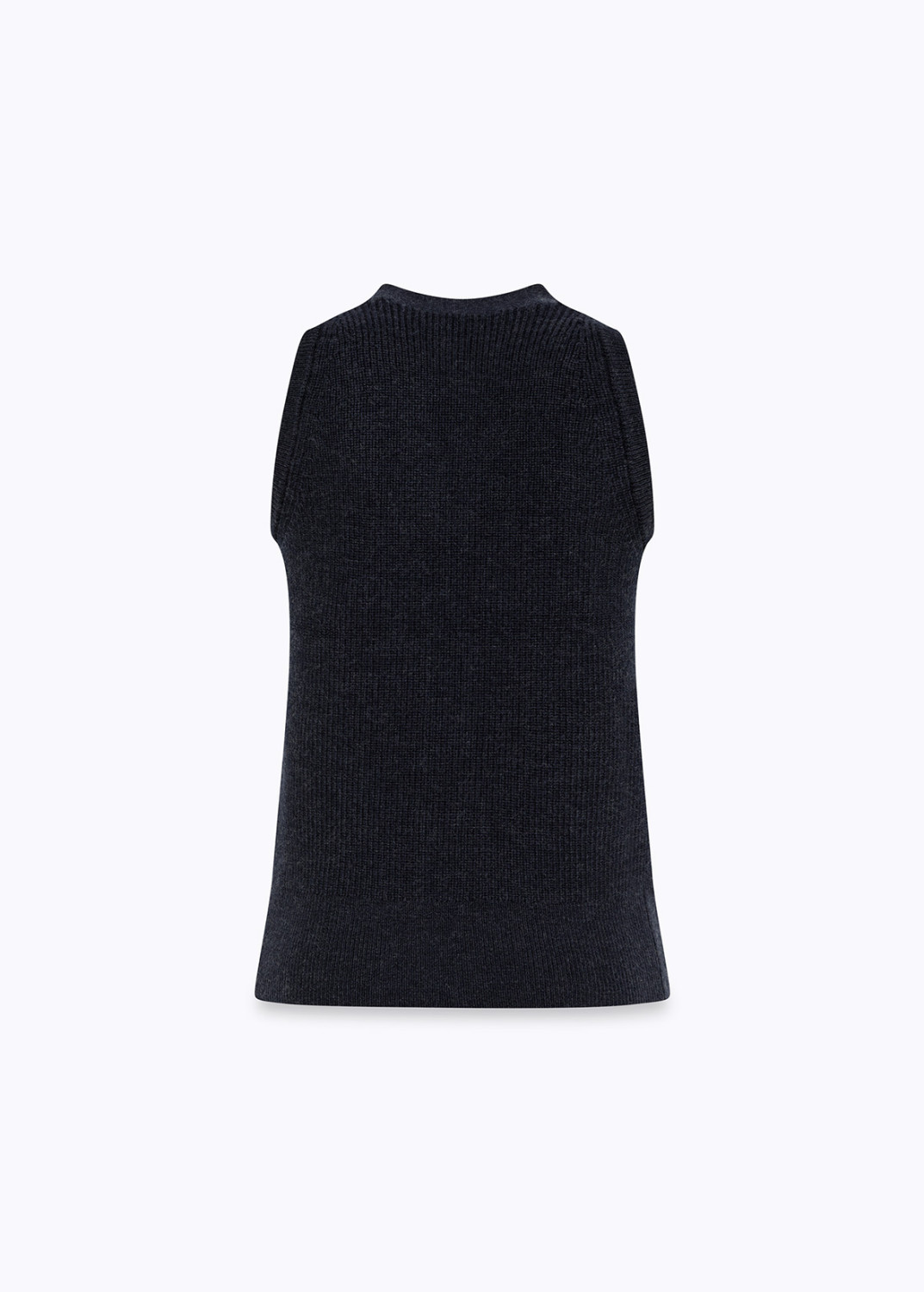 BLUGIRL: WOOL KNIT VEST WITH PIN