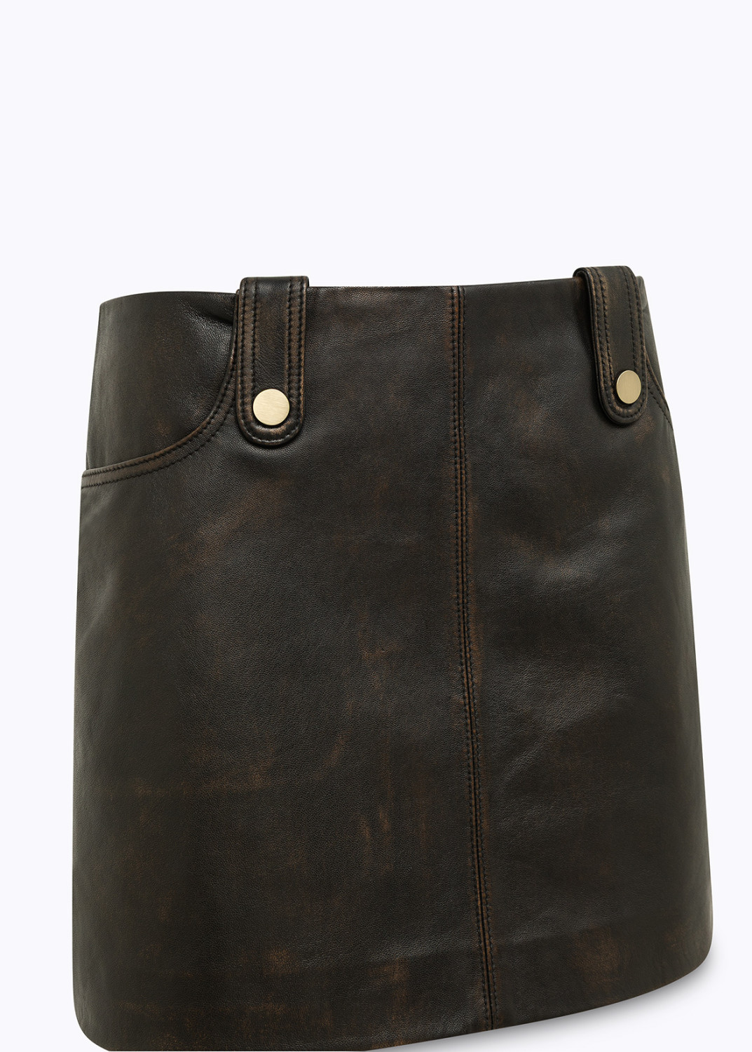 BLUGIRL: LEATHER SKIRT