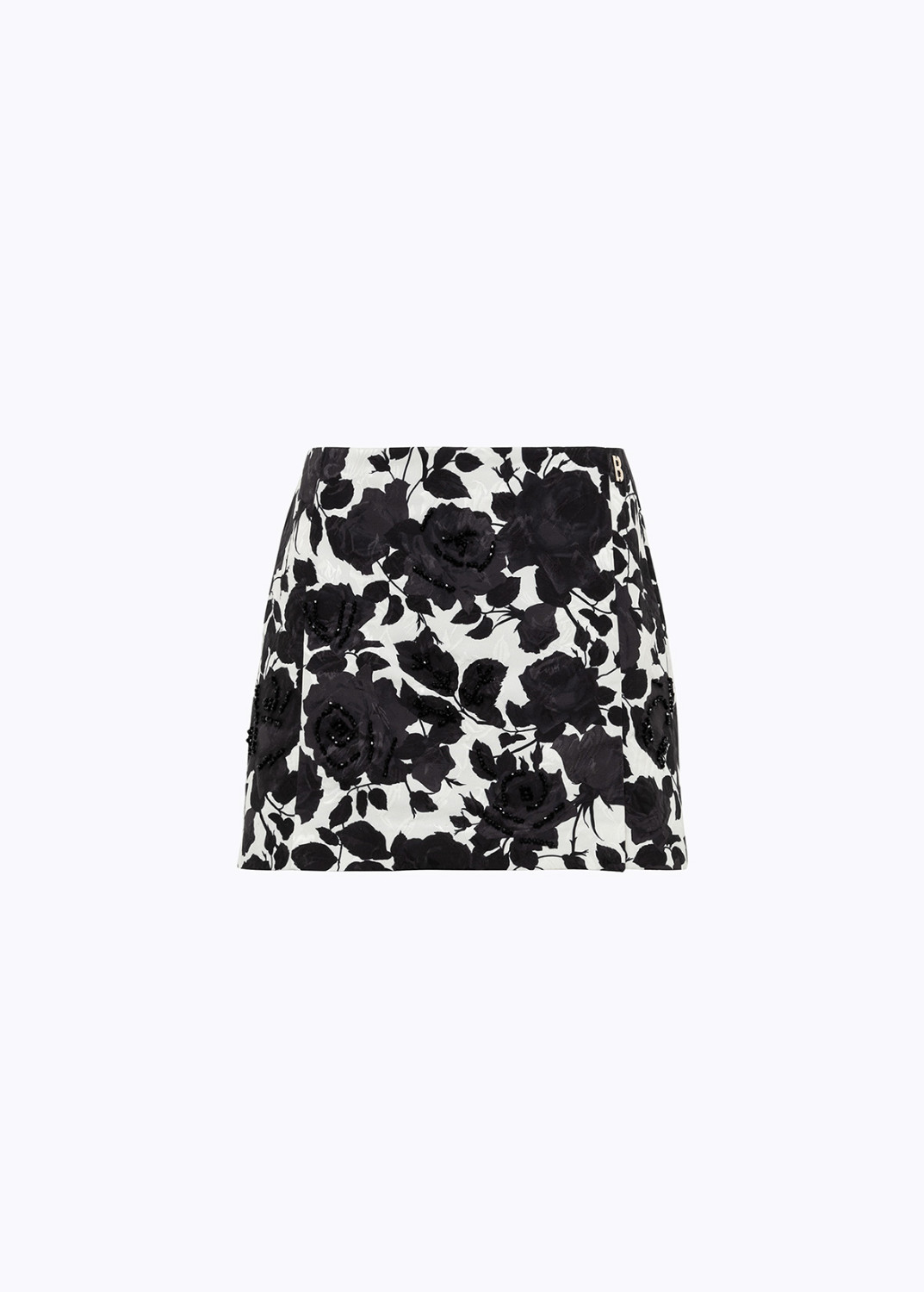 BLUGIRL: JACQUARD ROSE DIVIDED SKIRT