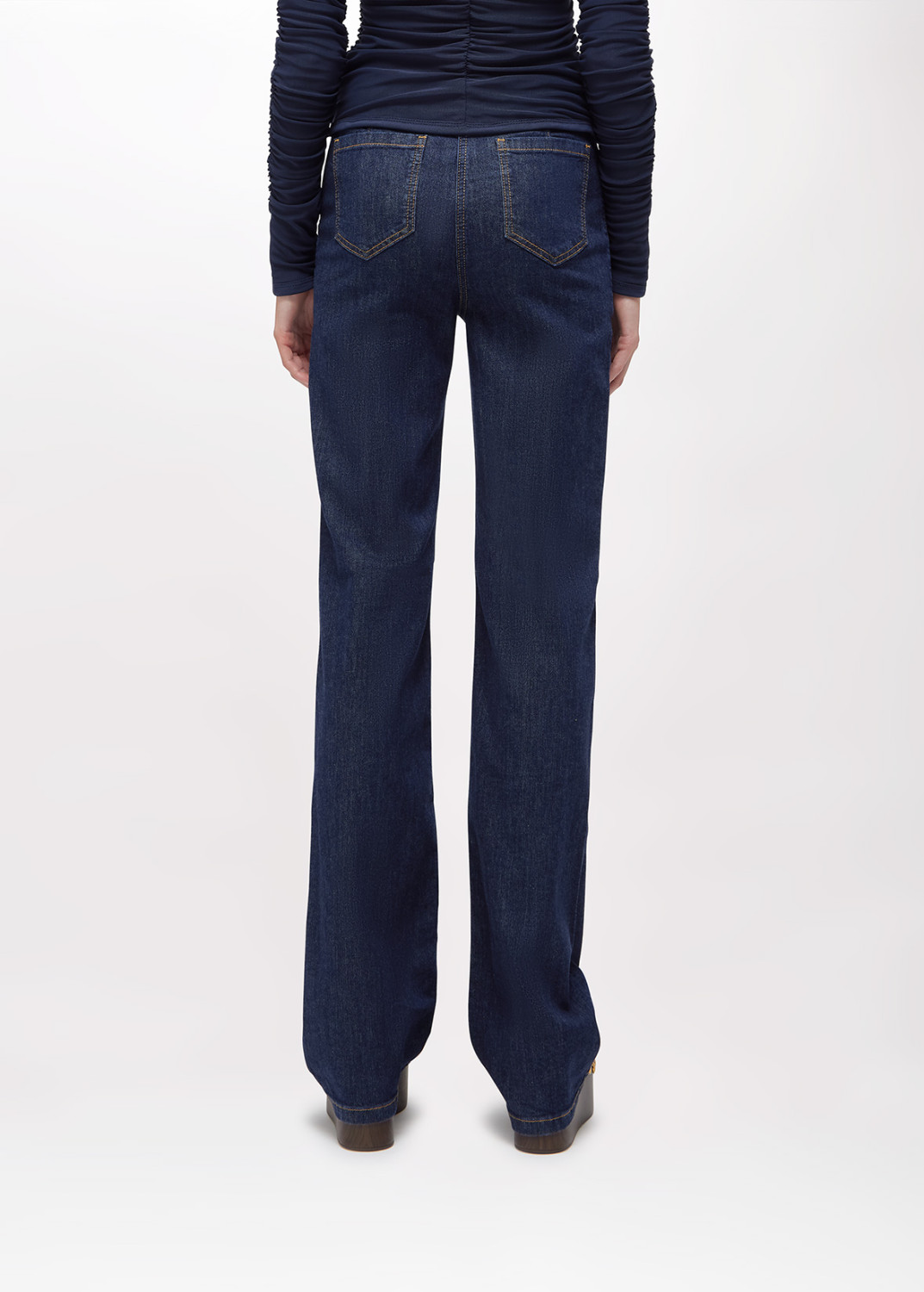 BLUGIRL: JEANS A VITA ALTA IN DENIM