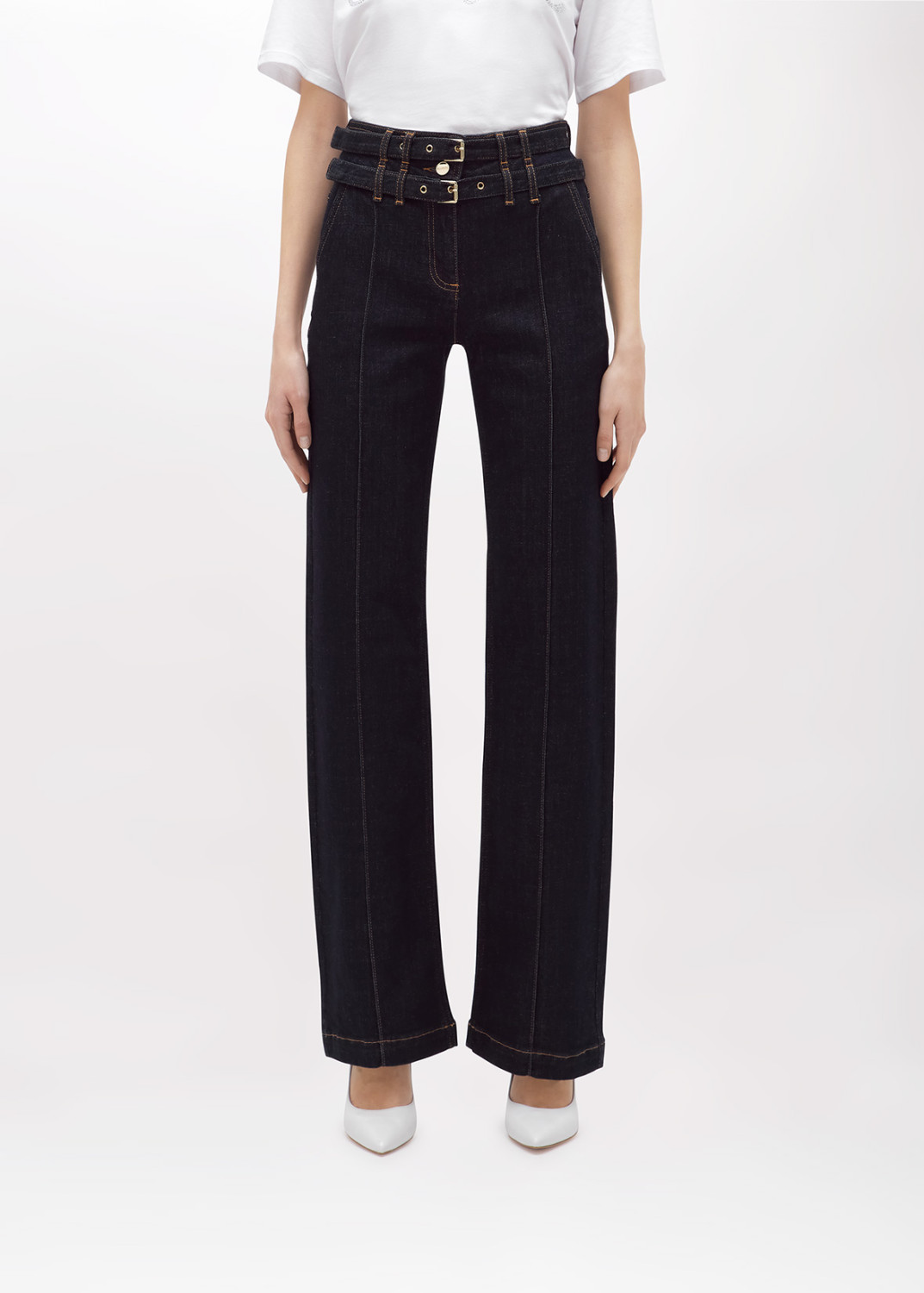 BLUGIRL: REGULAR DENIM JEANS