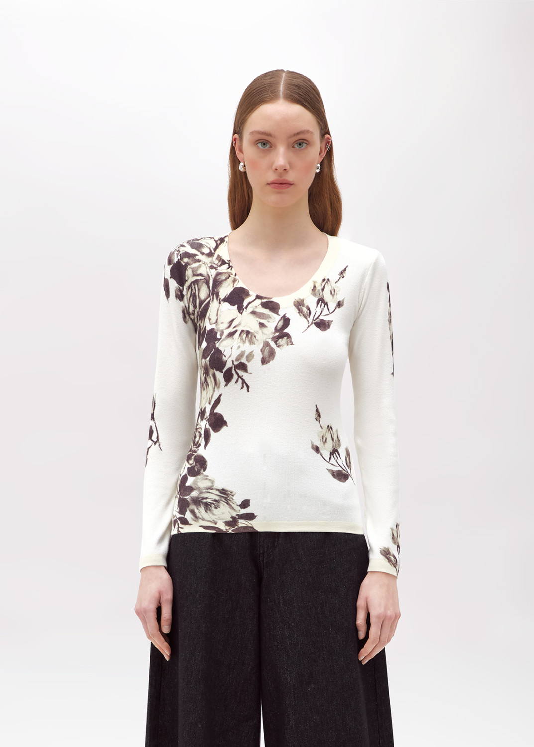 BLUGIRL: Flower Print Sweater