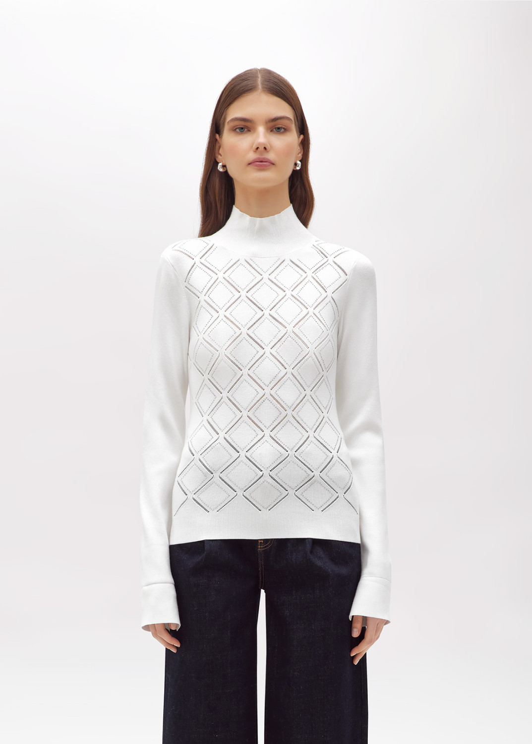 BLUGIRL: Fitted Top with Rhinestones