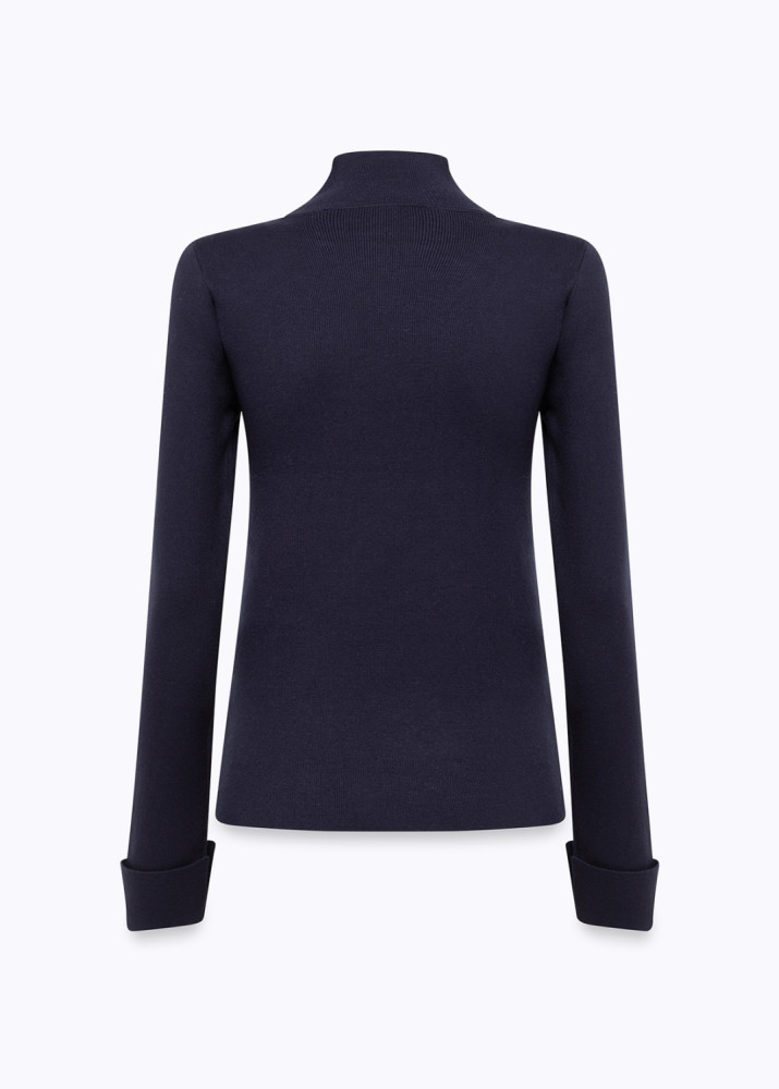 MAGLIA FITTED CON STRASS