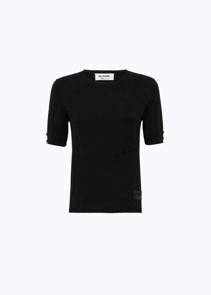 FITTED SWEATER IN VISCOSE BLEND