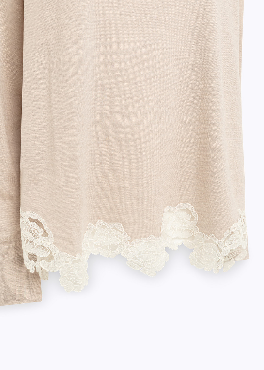 BLUGIRL: MAGLIA IN LANA CON PIZZO