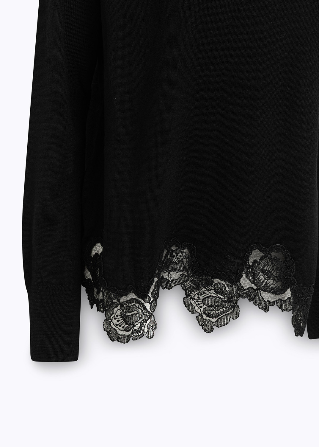 BLUGIRL: MAGLIA IN LANA CON PIZZO