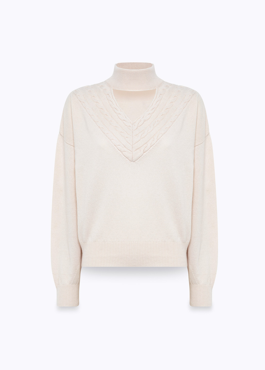 BLUGIRL: Wool and Cashmere Sweater with Braids