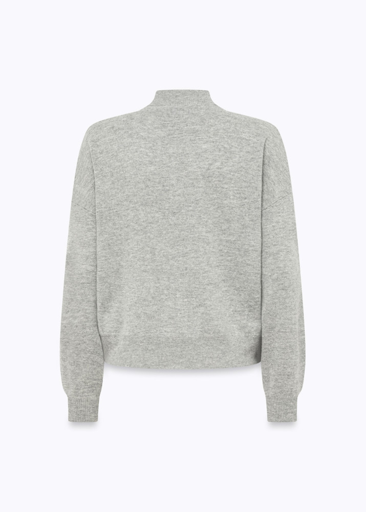 WOOL AND CASHMERE SWEATER WITH CABLES