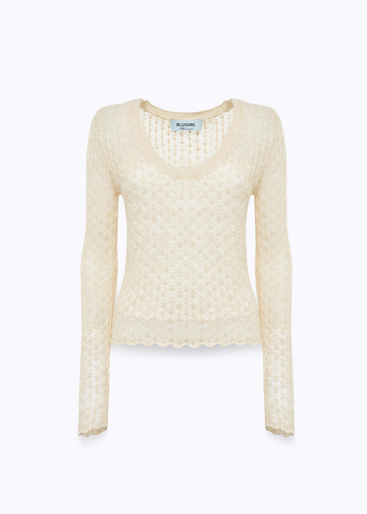 MAGLIA IN PUNTO CROCHET