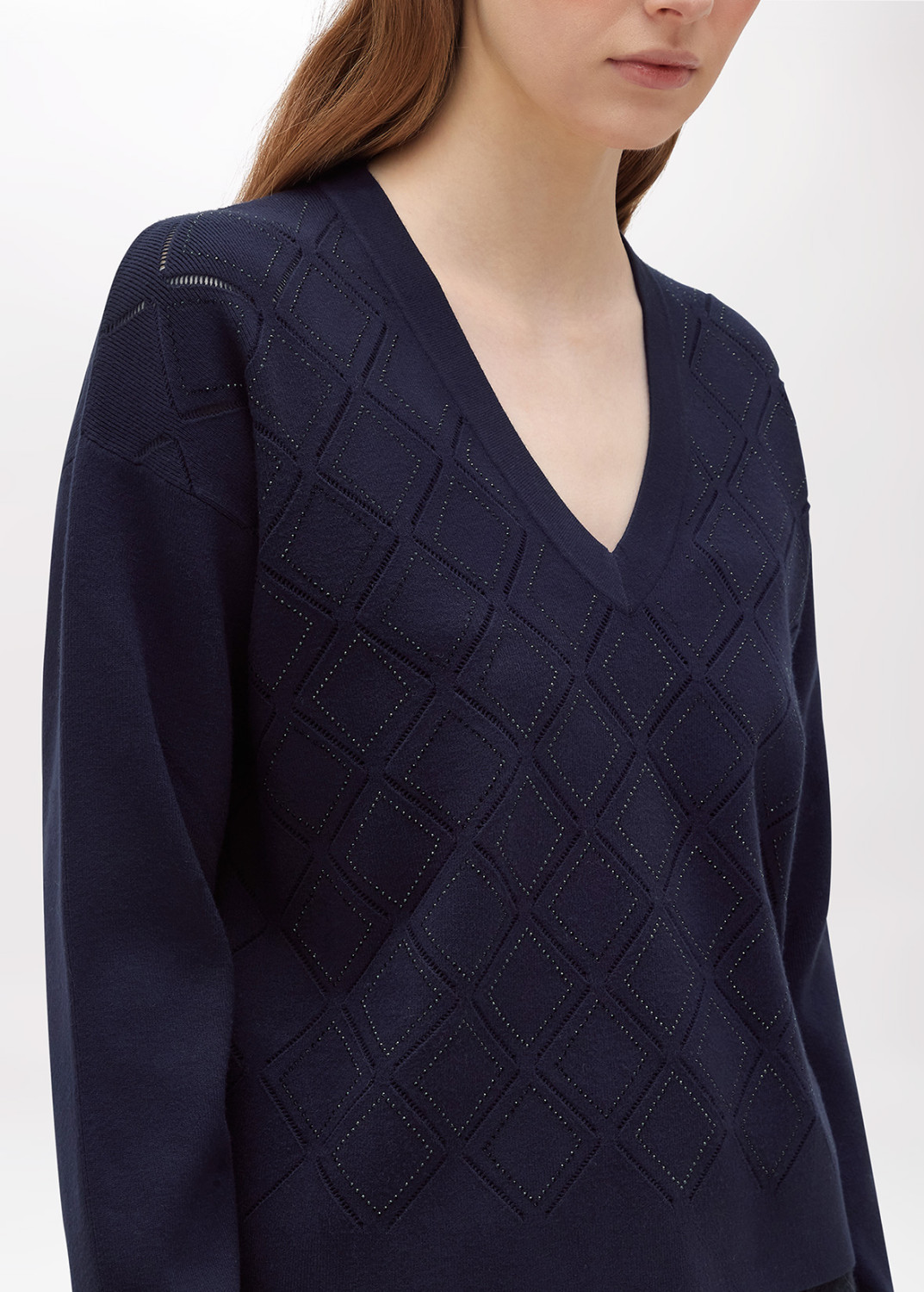 BLUGIRL: VISCOSE SHIRT WITH RHINESTONES