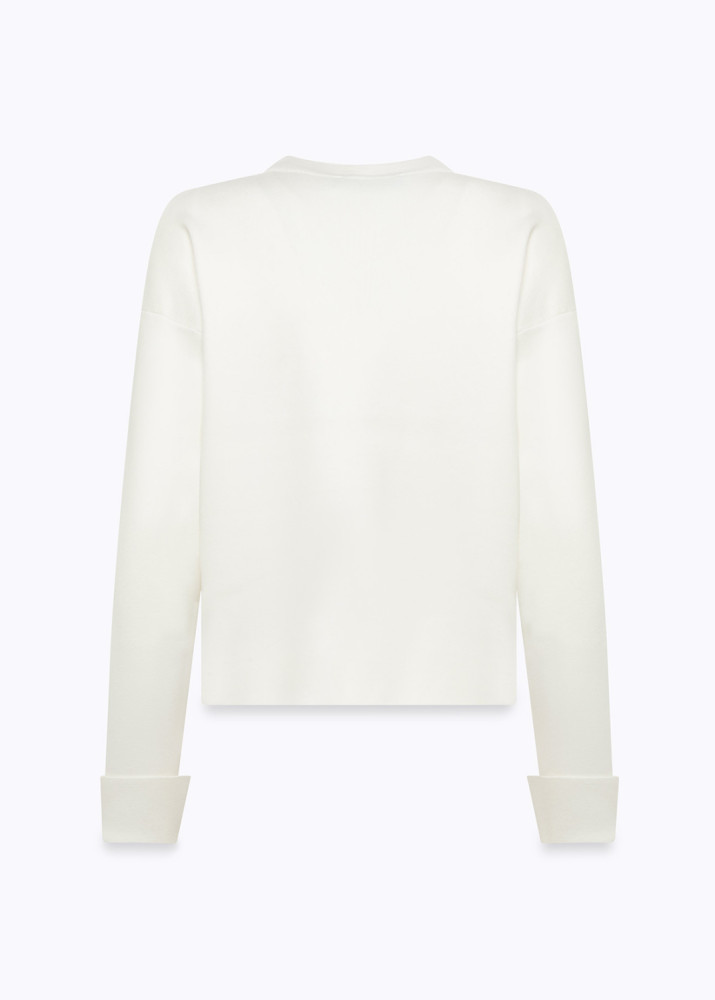 MAGLIA IN VISCOSA CON STRASS