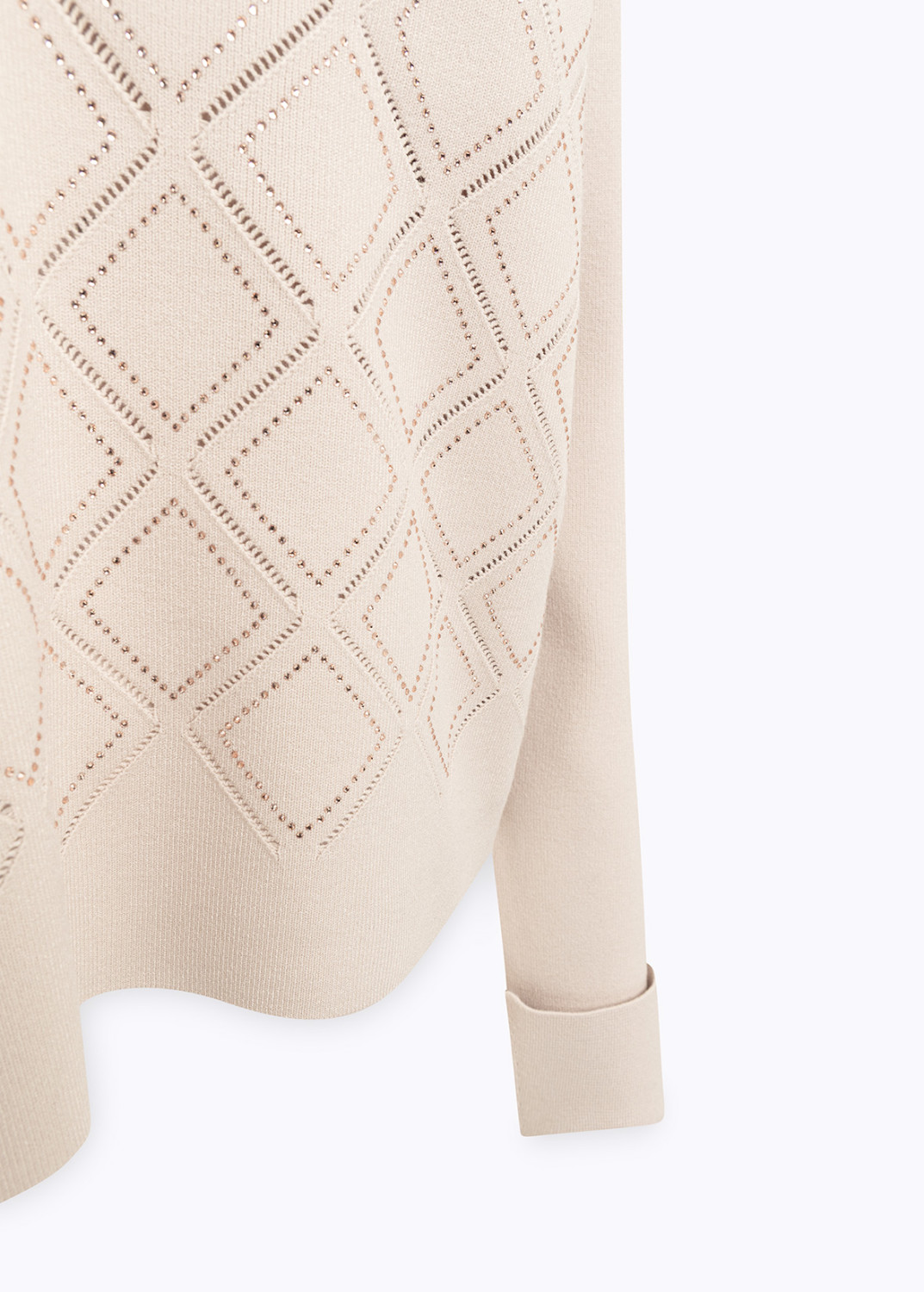 BLUGIRL: VISCOSE SHIRT WITH RHINESTONES