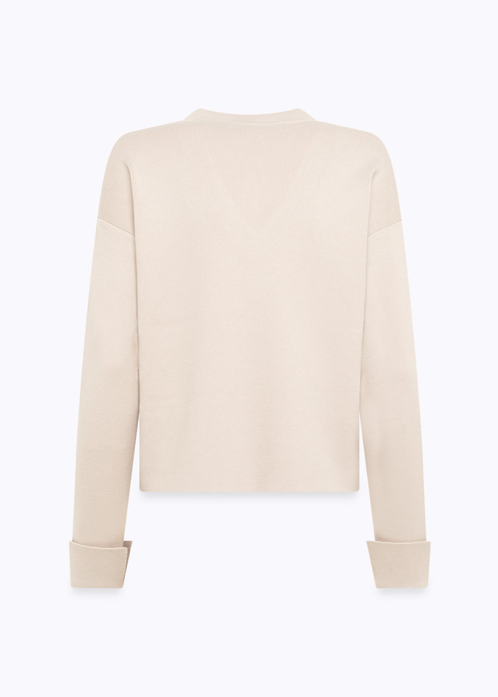 MAGLIA IN VISCOSA CON STRASS