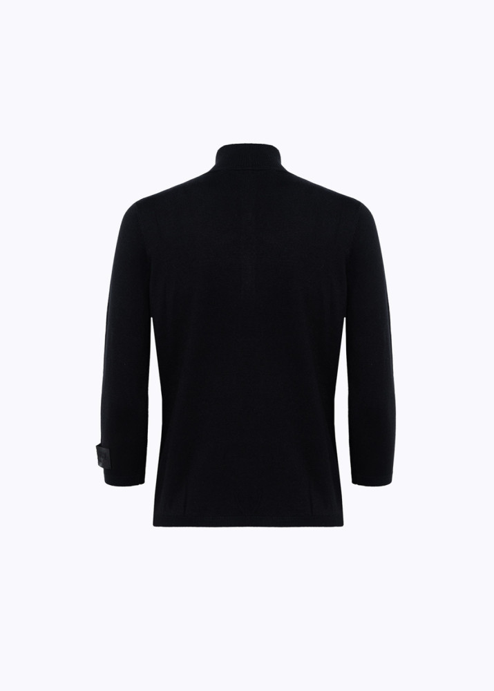 MOCK NECK SWEATER IN VISCOSE BLEND