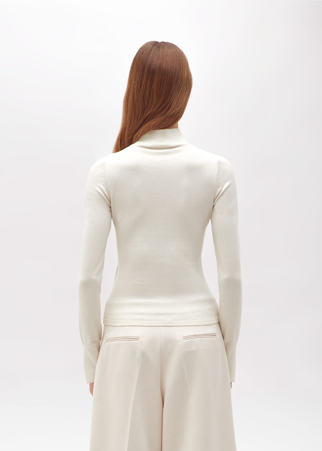 BLUGIRL: MAGLIA LUPETTO IN VISCOSA STRETCH