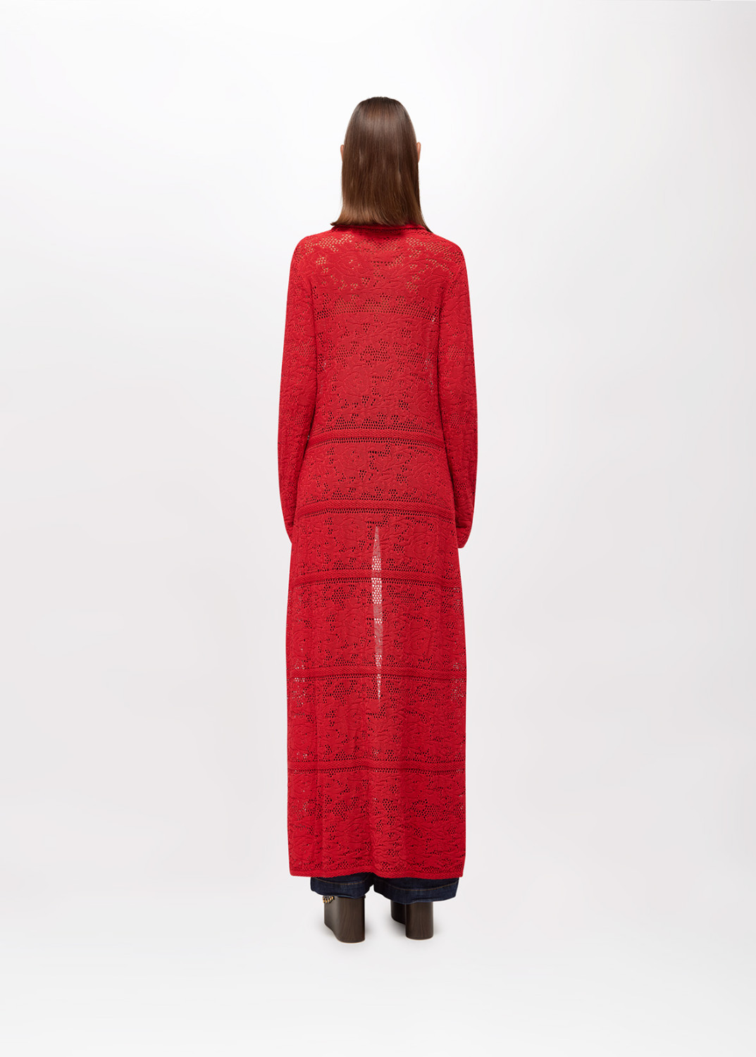 BLUGIRL: COTTON-BLEND MAXI CARDIGAN