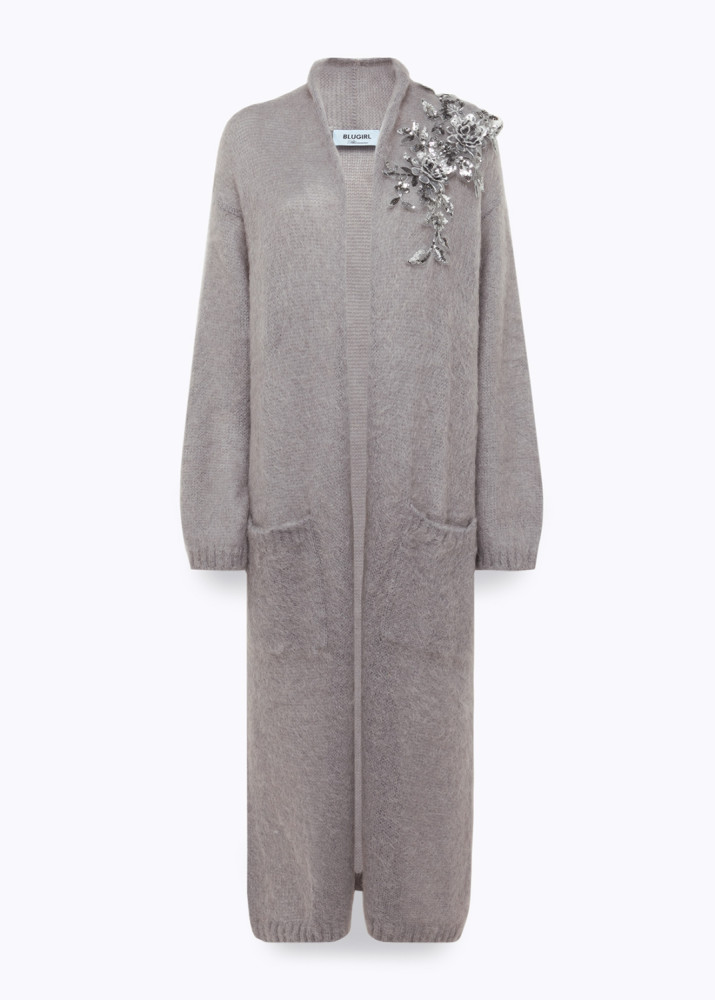 MAXI CARDIGAN IN MOHAIR