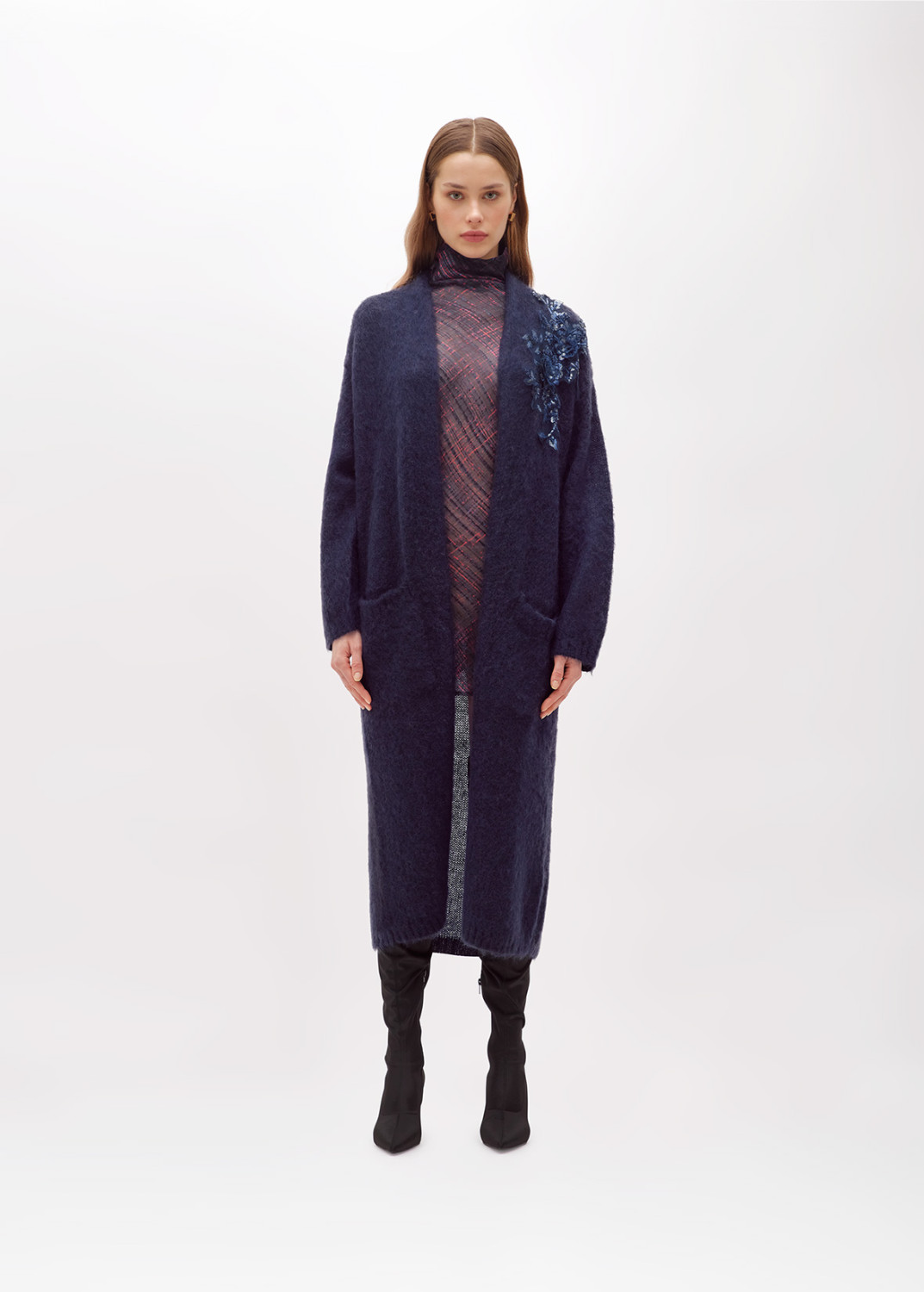 BLUGIRL: MAXI MOHAIR CARDIGAN