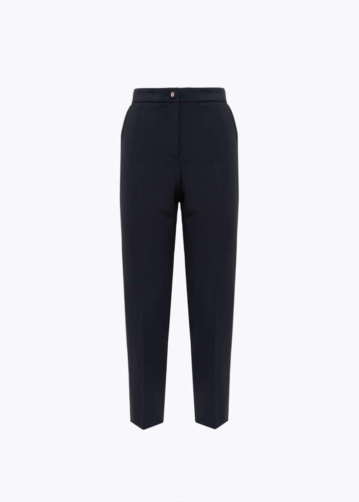 PANTALONI A SIGARETTA IN CRÊPE STRETCH