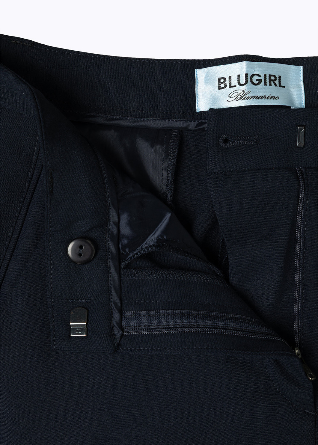 BLUGIRL: PANTALONI A SIGARETTA IN FLANELLA
