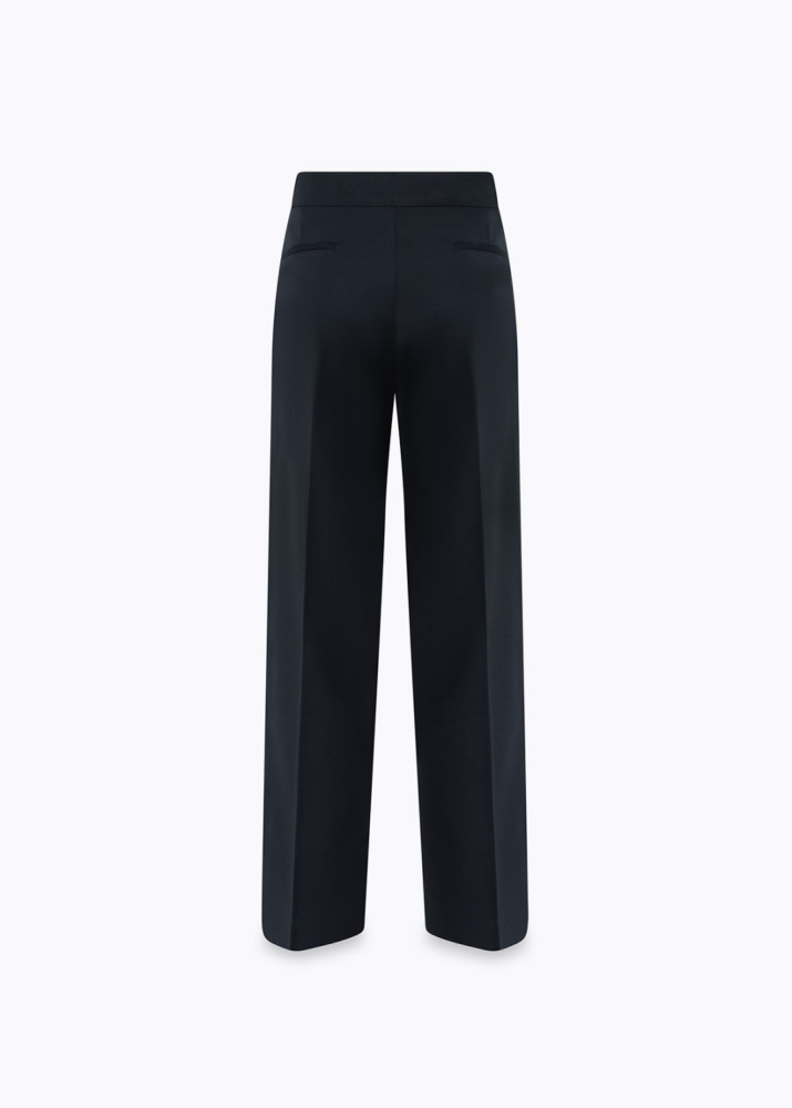 CIGARETTE-FIT LIGHTWEIGHT WOOL TROUSERS