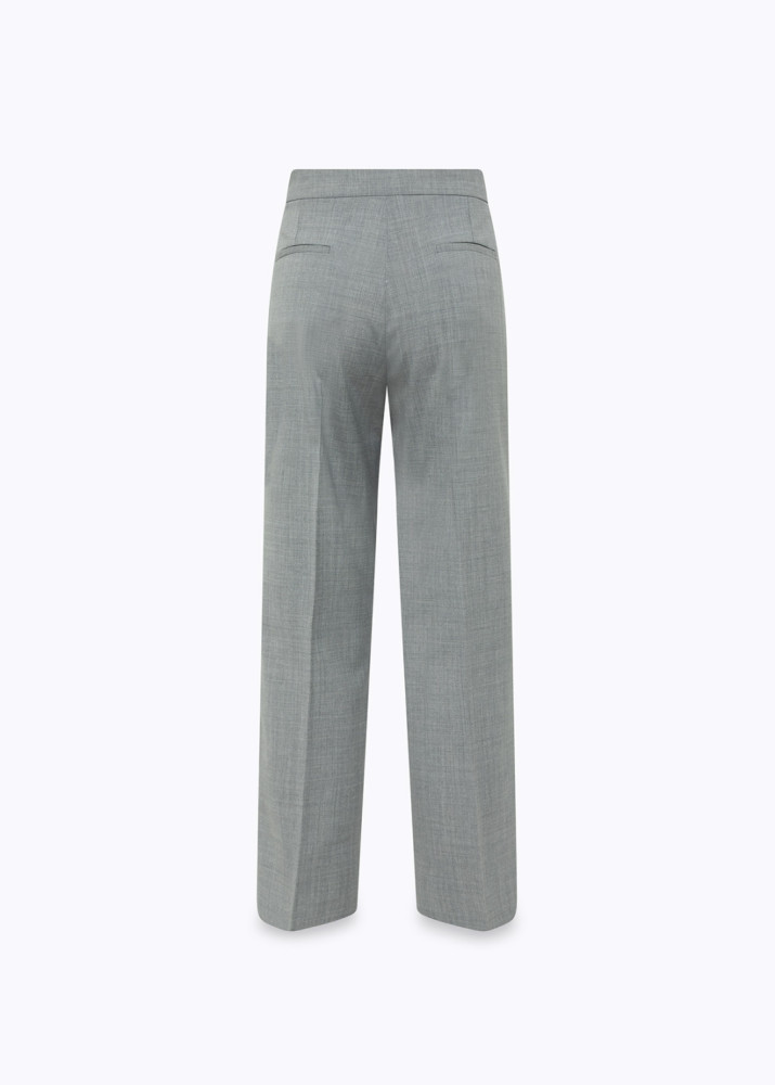 CIGARETTE-FIT LIGHTWEIGHT WOOL TROUSERS