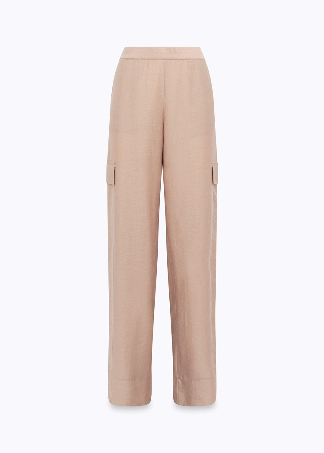 BLUGIRL: WIDE-LEG LYOCELL AND LACE TROUSERS