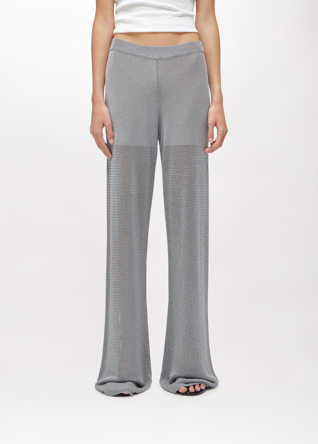 BLUGIRL: WIDE-LEG KNIT TROUSERS