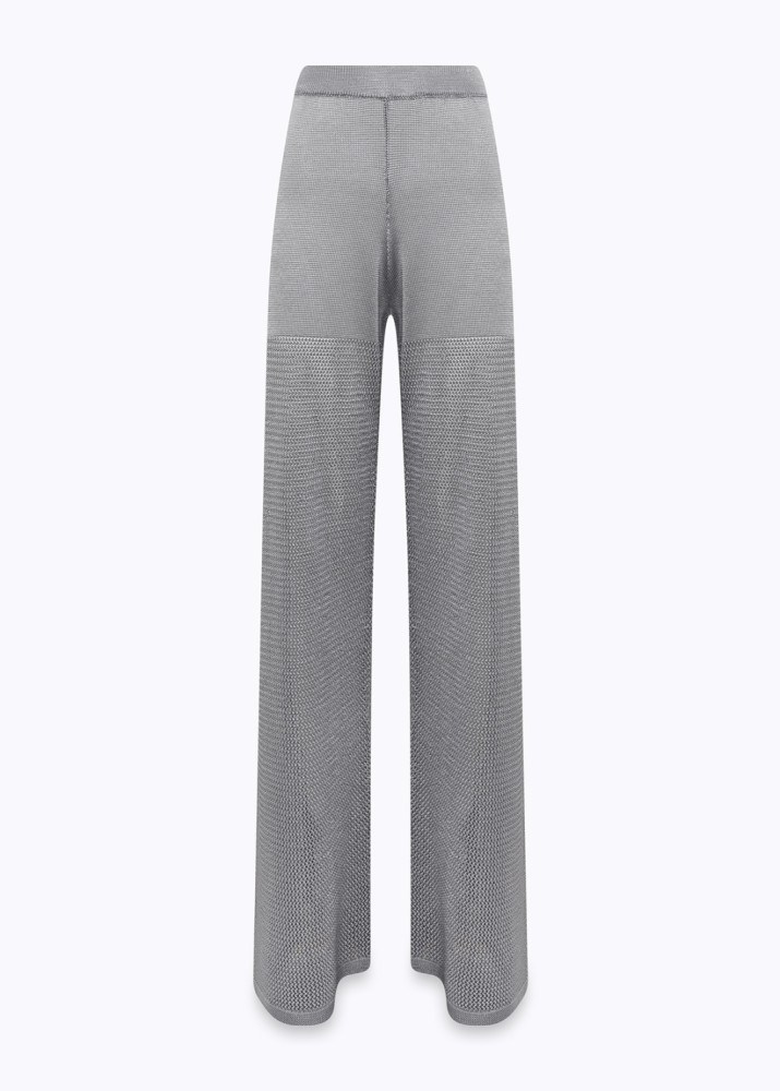 WIDE-LEG KNIT TROUSERS