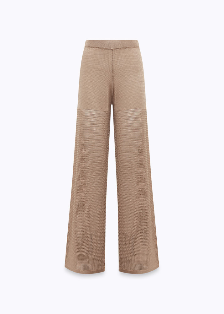 WIDE-LEG KNIT TROUSERS