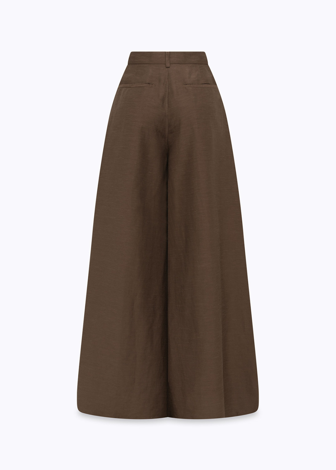 BLUGIRL: PANTALONI AMPI IN MISTO LINO