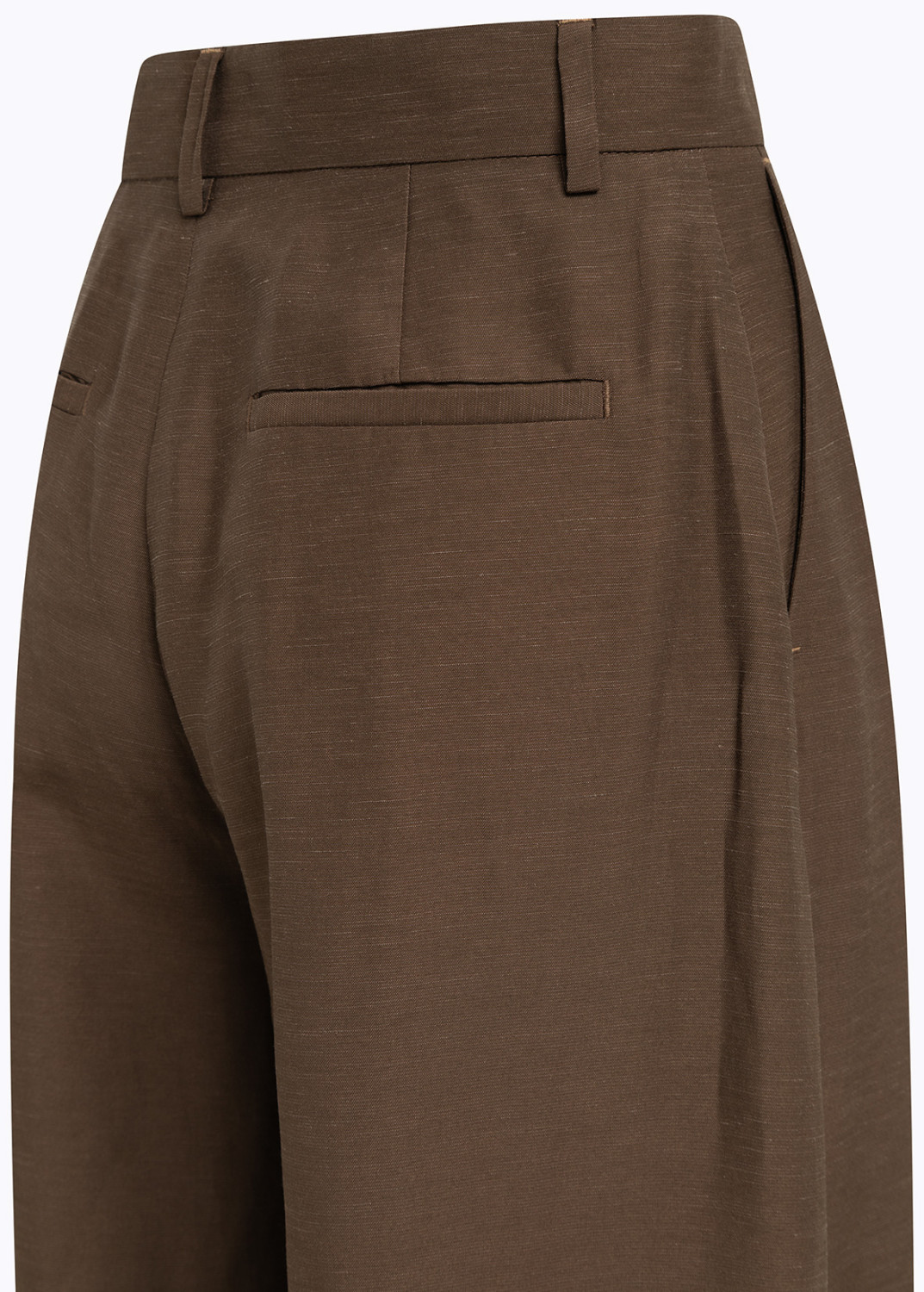 BLUGIRL: PANTALONI AMPI IN MISTO LINO