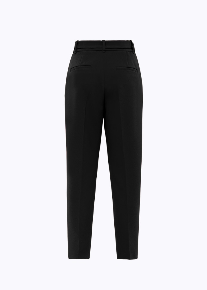 CARROT FIT PANTS IN STRETCH CRÊPE