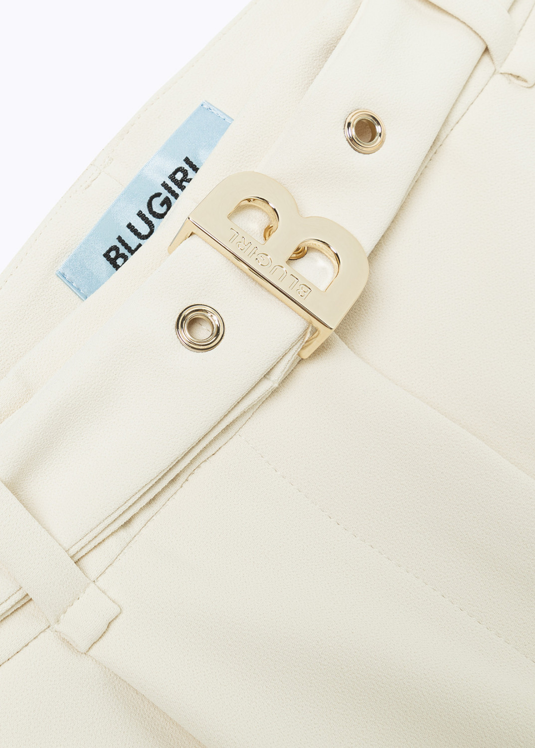 BLUGIRL: CARROT FIT PANTS IN STRETCH CRÊPE