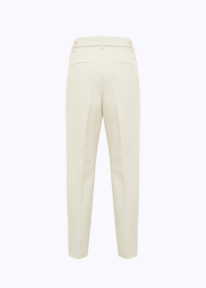 CARROT FIT PANTS IN STRETCH CRÊPE