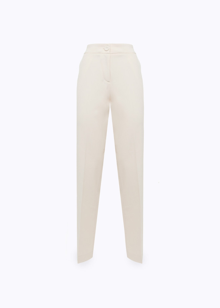 PANTALONI DRITTA IN FLANELLA