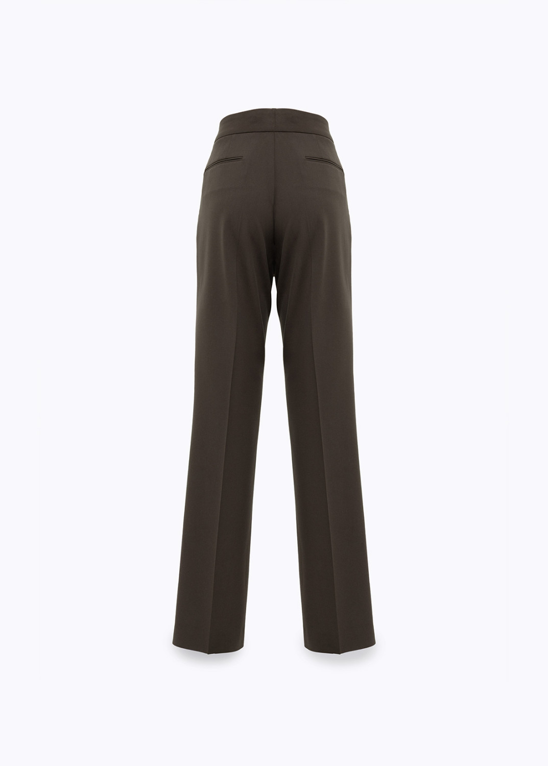 BLUGIRL: FLAT-FRONT WOOL PANTS
