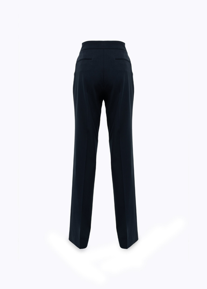 PANTALONI DRITTA IN FLANELLA