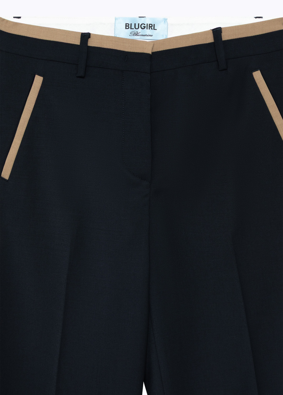 BLUGIRL: PANTALONI DRITTI IN FRESCO DI LANA