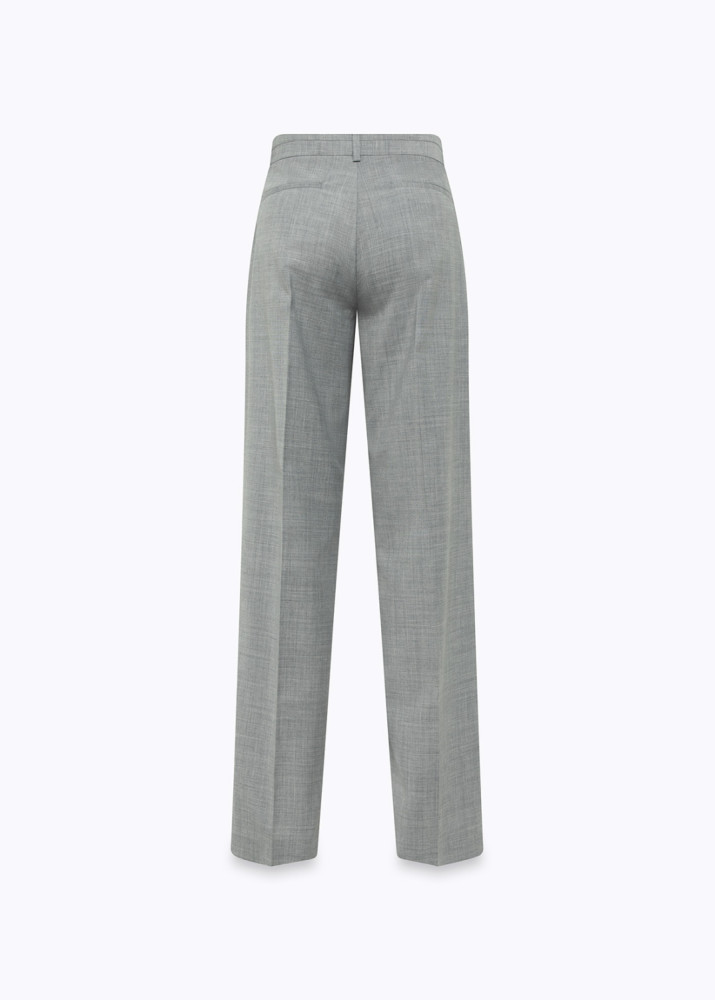STRAIGHT-LEG LIGHTWEIGHT WOOL TROUSERS