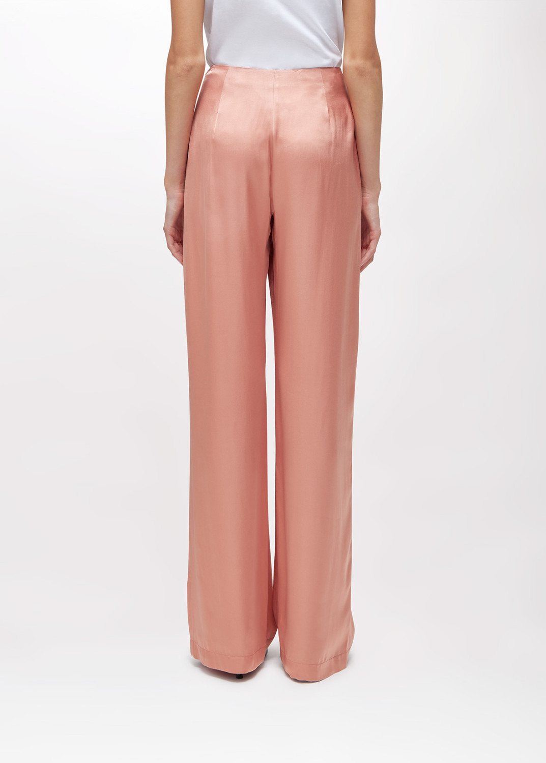 BLUGIRL: PANTALONI DRITTI IN RASO