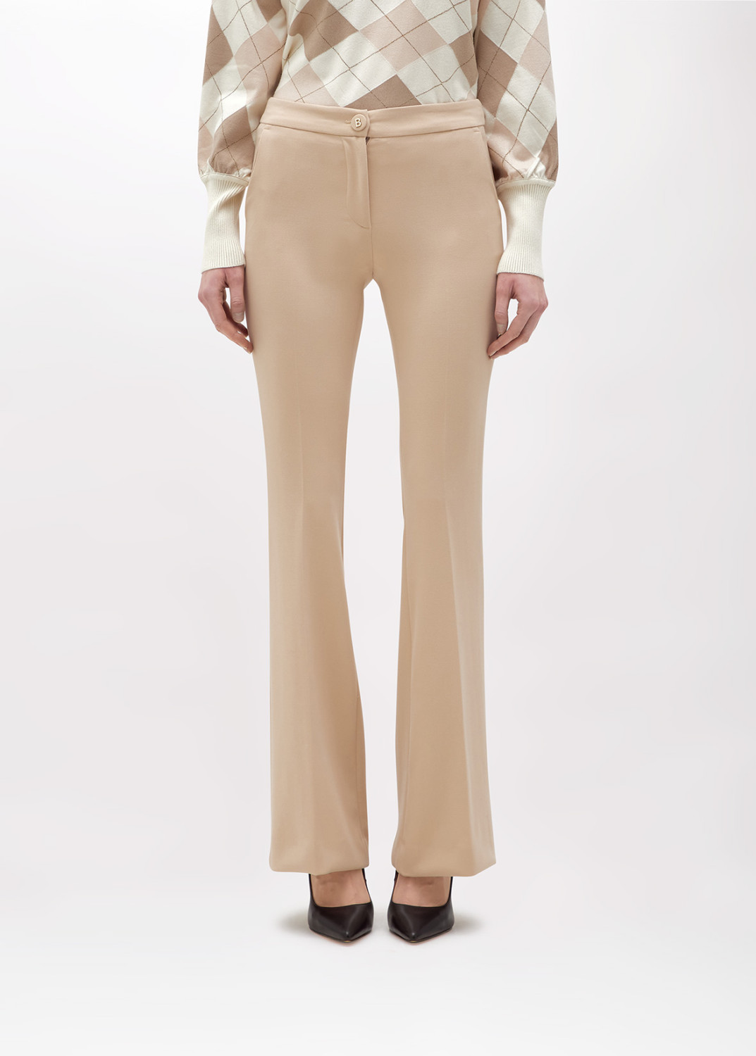 BLUGIRL: FLARE PANTS IN CADY