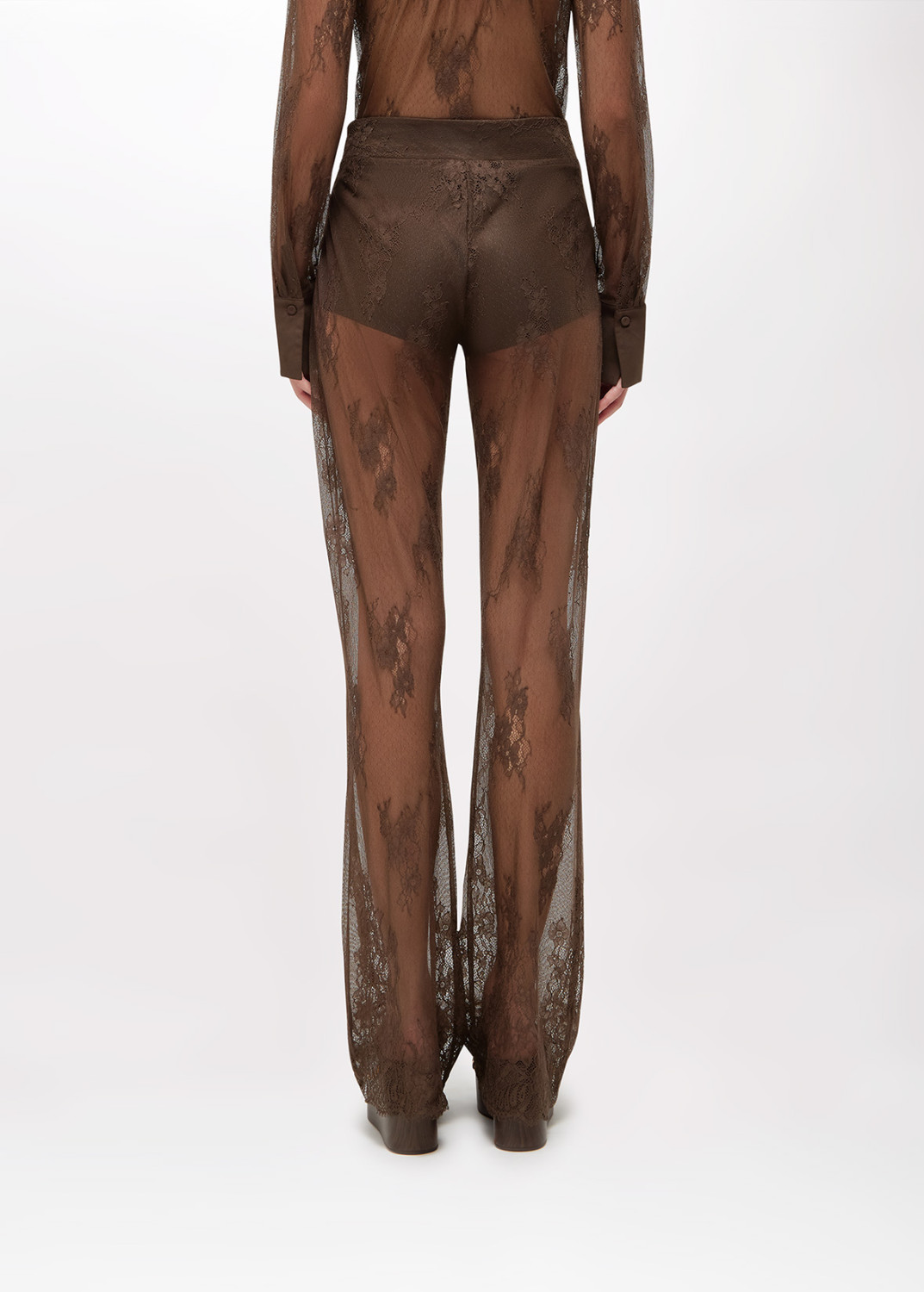 BLUGIRL: FLARED LACE TROUSERS