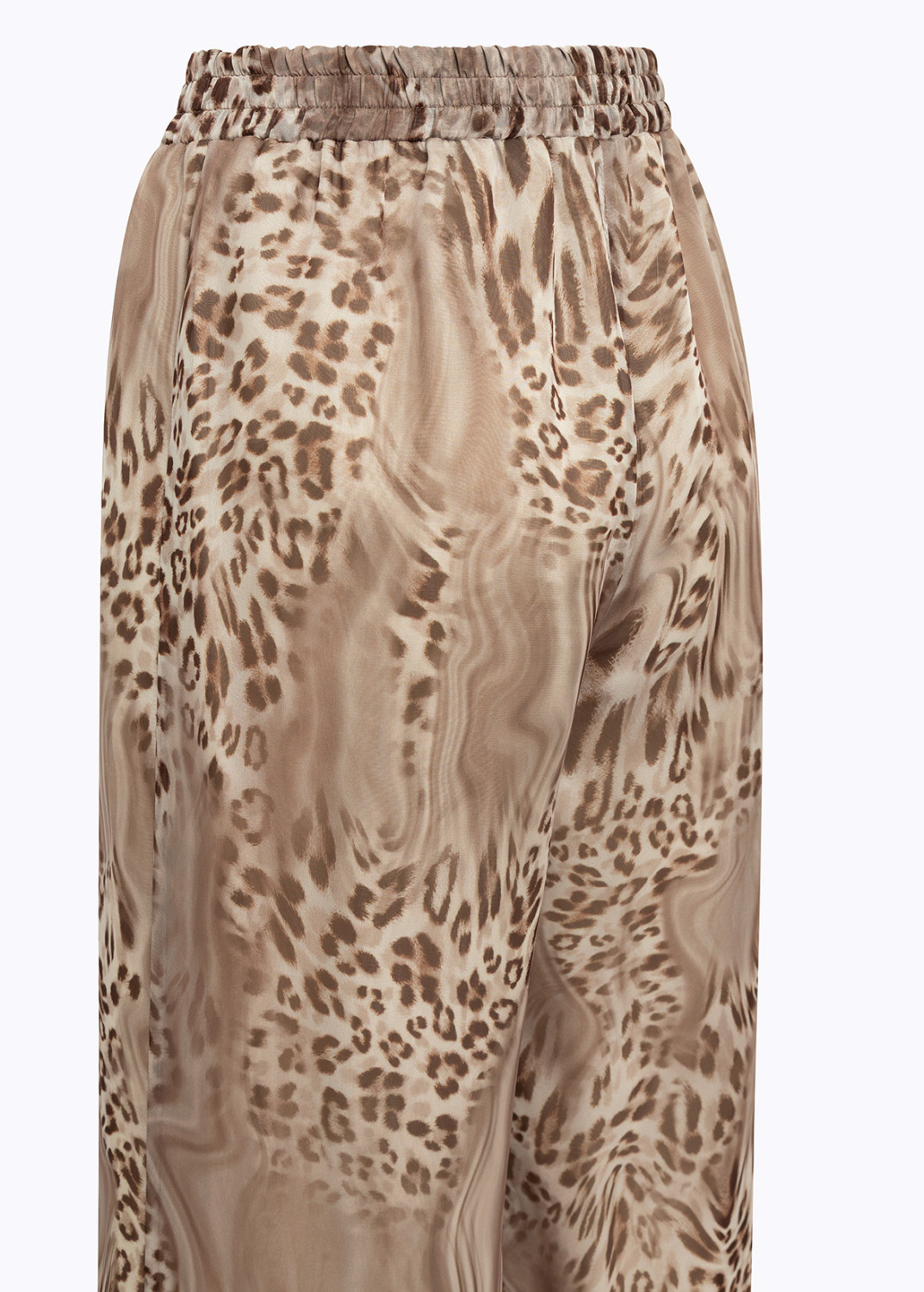 BLUGIRL: PANTALONI IN CHIFFON ANIMALIER